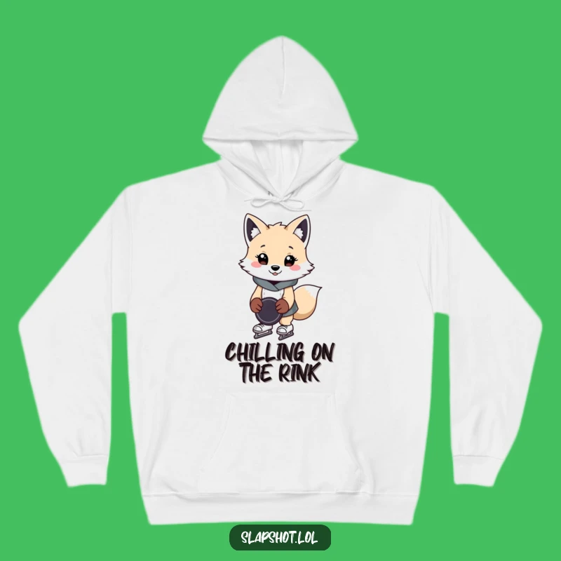 Funny Arctic Fox Hoodie: Cozy Cheerful Skater, Ultimate Humorous Gift For Chilly Days