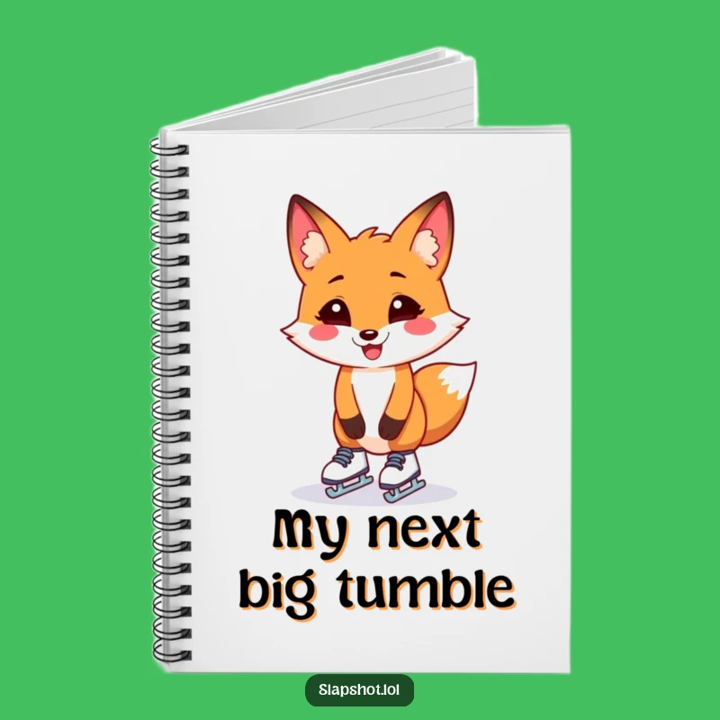 Funny Fox Skater Notebook: Hilarious Journal for Awkwardly Adorable Ideas